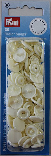 Hovedbilde Prym KAM snaps - 30 knappesett - glans - 12,4mm - B22 - perle