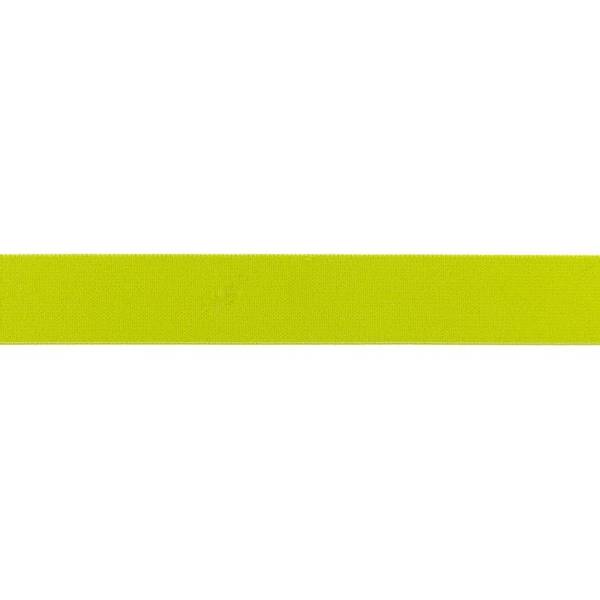 Bilde av Myk strikk, 2,5 cm, uni - limegrønn