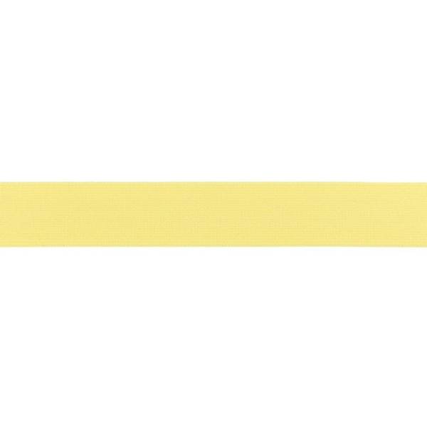 Bilde av Myk strikk, 2,5 cm, uni - gul