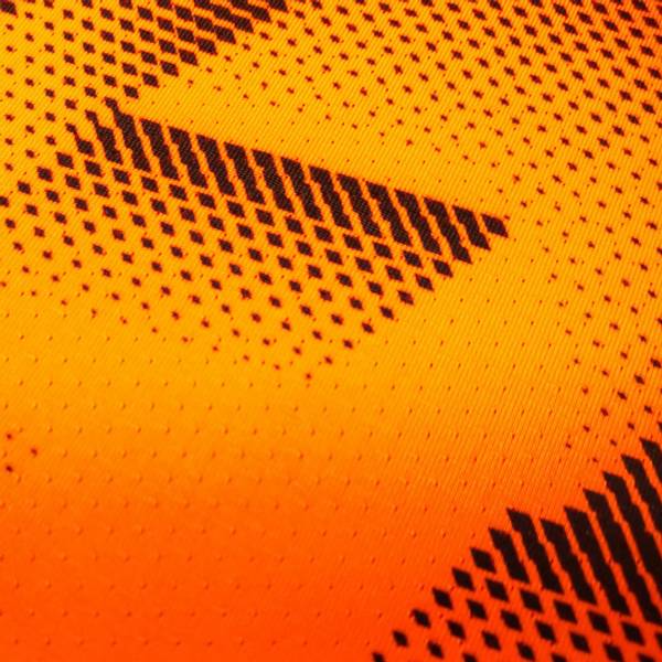 Bilde av Funksjonsjersey - sportjersey, sort mønster på oransje
