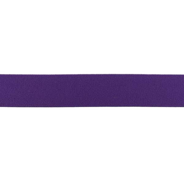 Bilde av Myk strikk, 2,5 cm, uni - lilla