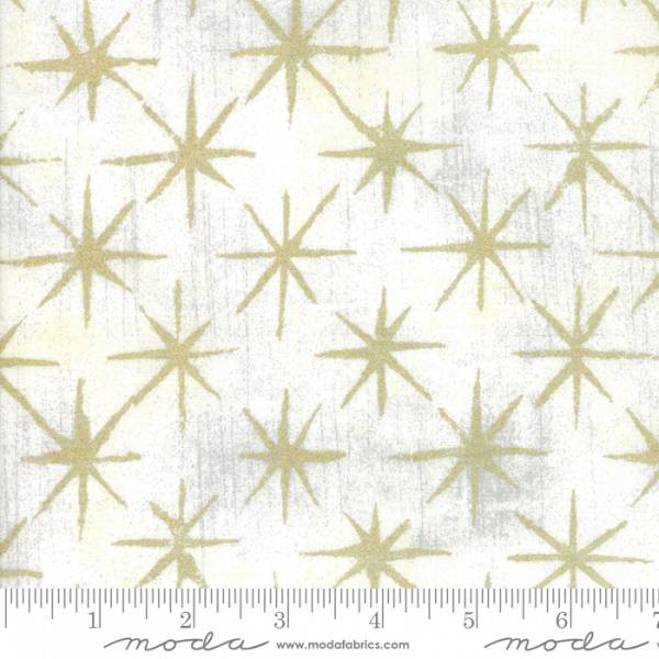 Bilde av Grunge - Seeing Stars metallic - 3 cm gull stjerner på hvit