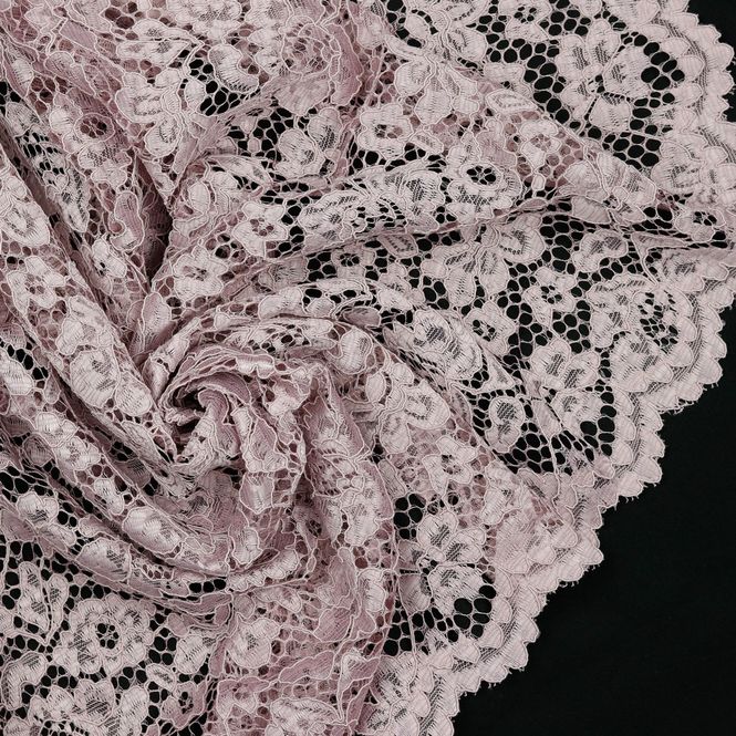 Hovedbilde Lace Blonde - muslingkant, gammelrosa