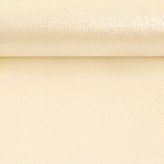 Hovedbilde Imitert skinn - ecru metallic