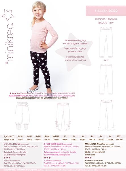 Bilde av Minikrea 50330 - Leggings/tights 0-10 år