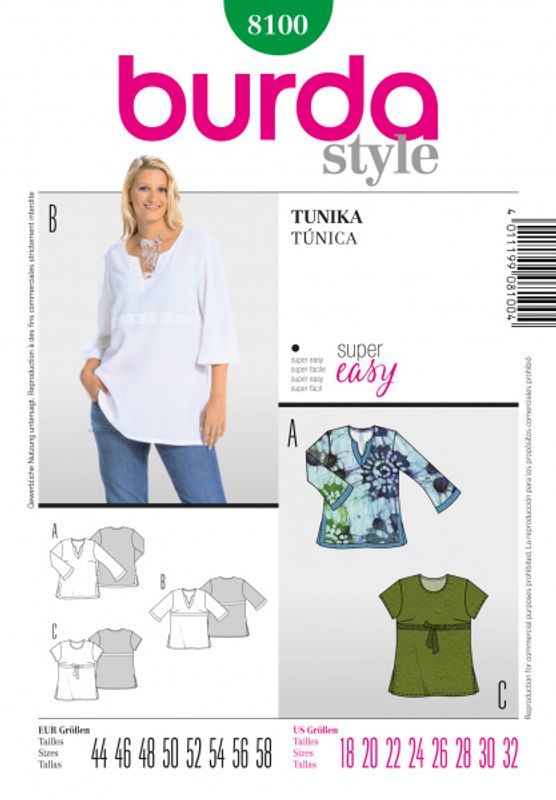 8100 - Burda - Tunika