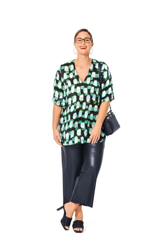 6038 - Burda 44-54 - kjole & bluse