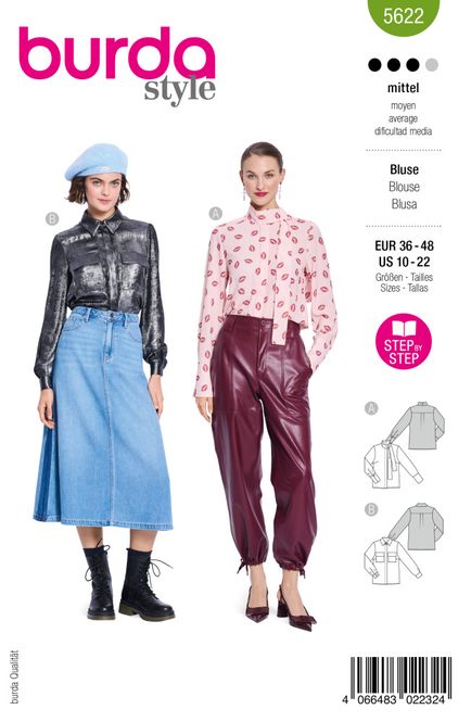 Hovedbilde 5622 - Burda - skjorte/bluse