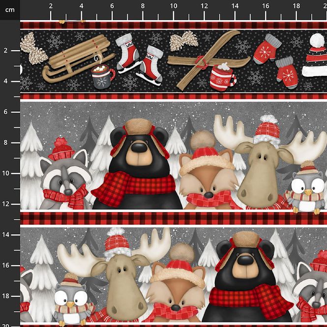 Hovedbilde Pinecone Ridge Lodge - rader med dyr