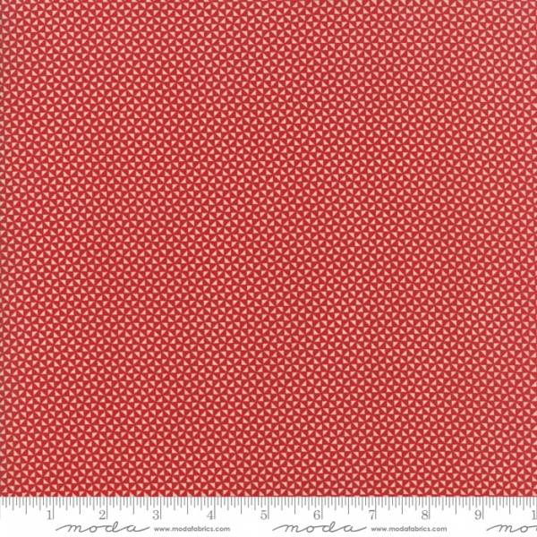 Bilde av Farmhouse Red - mørkrød mønstret, 3 mm trekantmønster