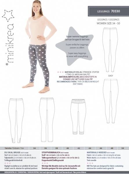 Bilde av Minikrea 70330 - leggings/ tights dame, 34-50