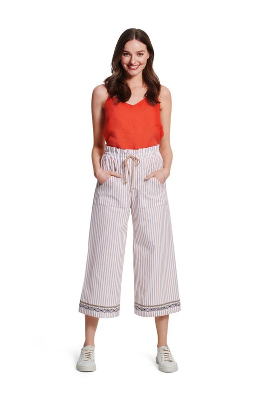 5808 - Burda - bukse & shorts m/ snøring