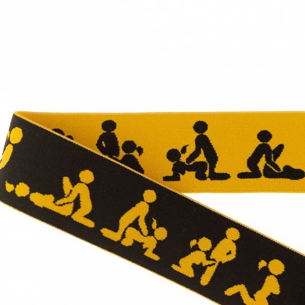 Bilde av Myk strikk, 4 cm - kamasutra - oker