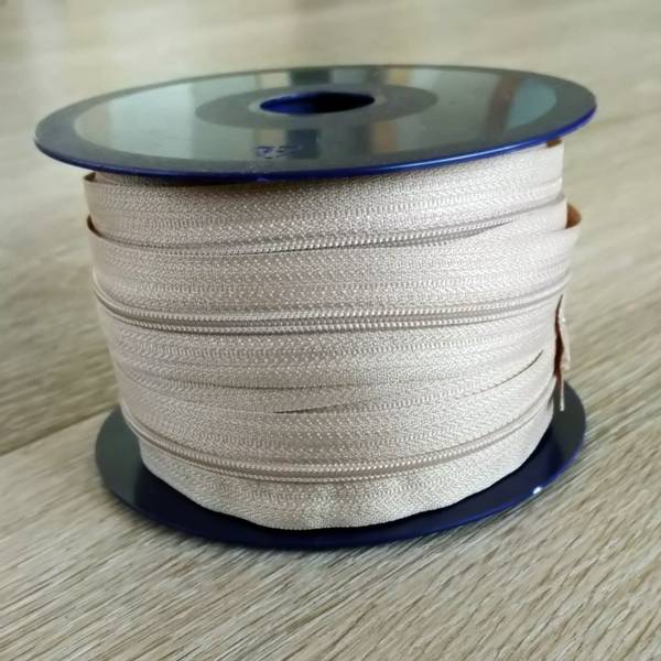 Bilde av Spiralglidelås - 4 mm metervare - beige