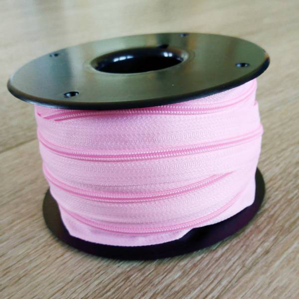 Bilde av Spiralglidelås - 4 mm metervare - rosa