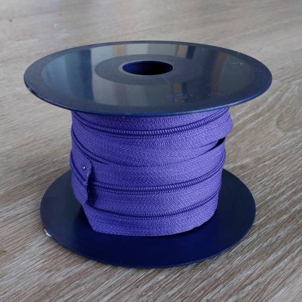 Bilde av Spiralglidelås - 4 mm metervare - lilla