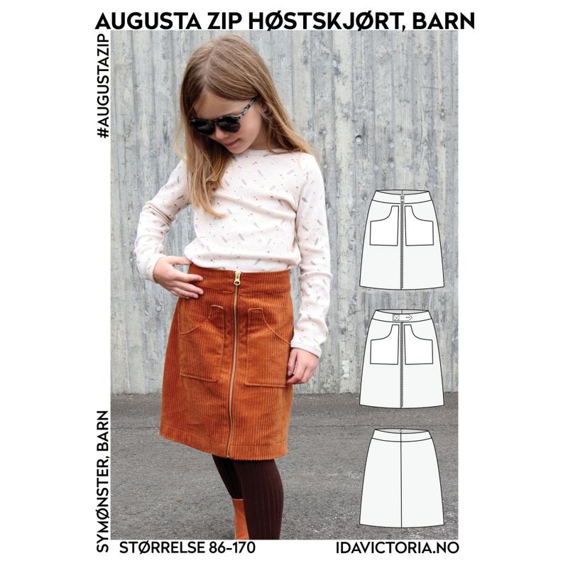 Ida Victoria - Augusta Zip høstskjørt, barn