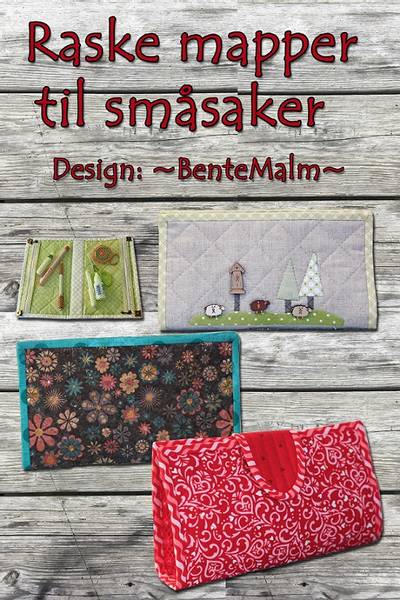 Bilde av Bente Malm 218 - Raske mapper til småsaker - sytøy mappe