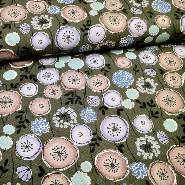 Bilde av Kraftig bomull - 2-5 cm blomster på kaki
