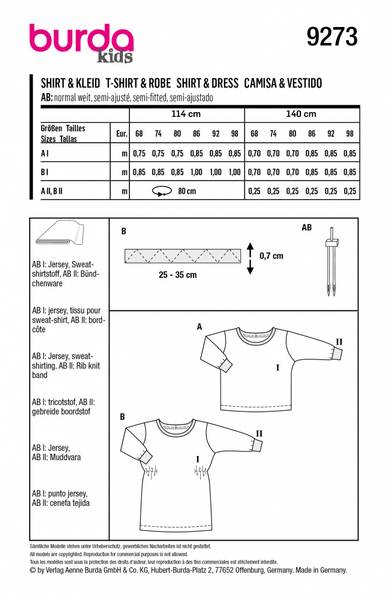 Bilde av 9273 - Burda - genser