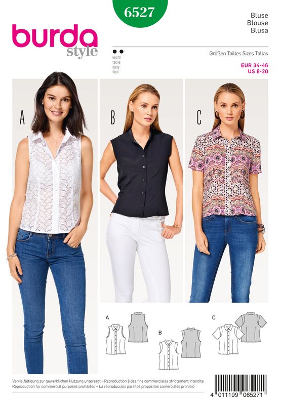 6527 - Burda - Bluse