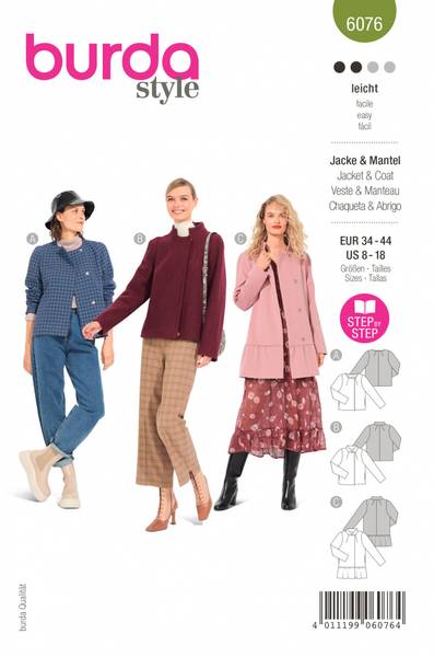 Bilde av 6076 - Burda - jakke
