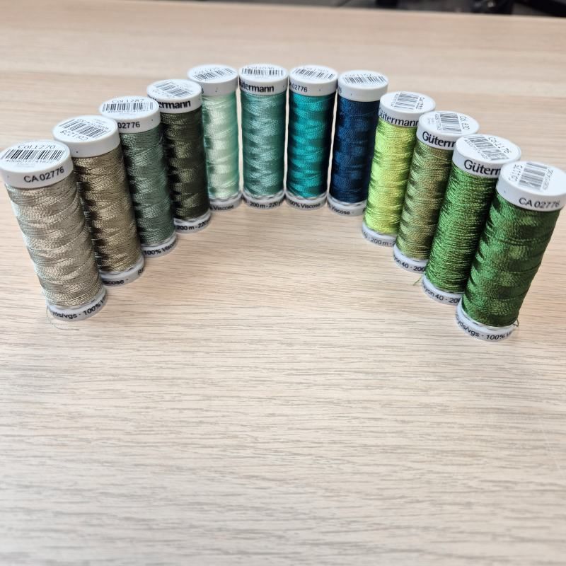 Trådpakke Sulky Rayon40 - Skogens skatter - 12 x 200 m