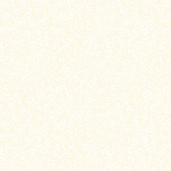Bilde av Quilting Illusions - hvite 1 cm kringler på ecru