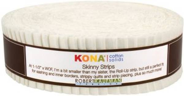 Bilde av Skinny Strips Kona cotton Snow - egghvit, 1,5