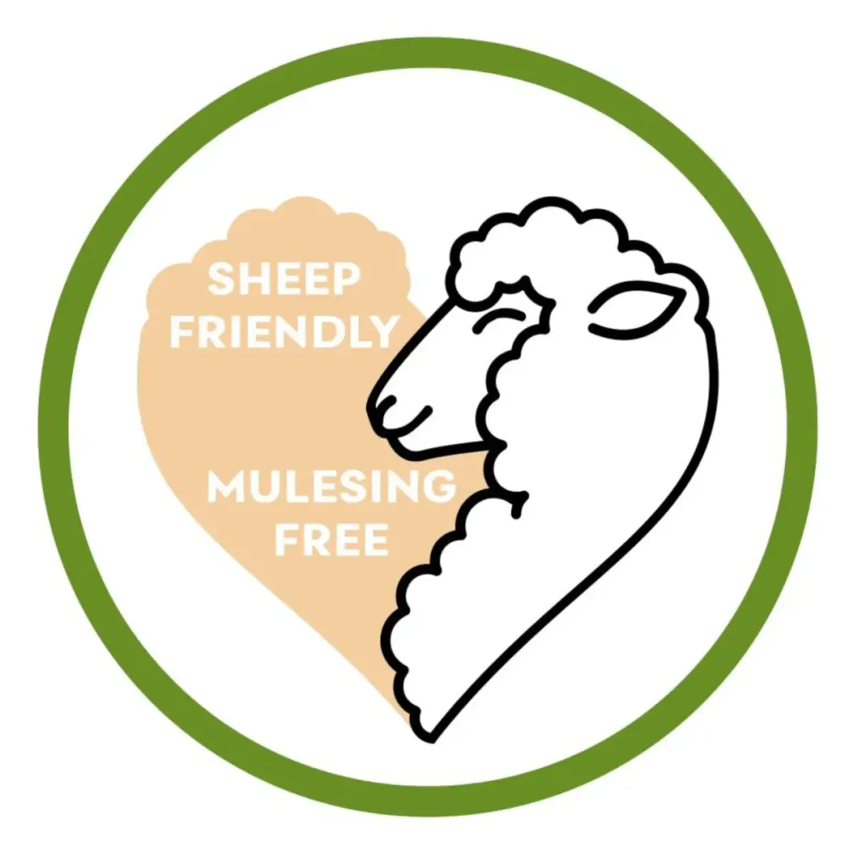 Ull-fleece - brun melert