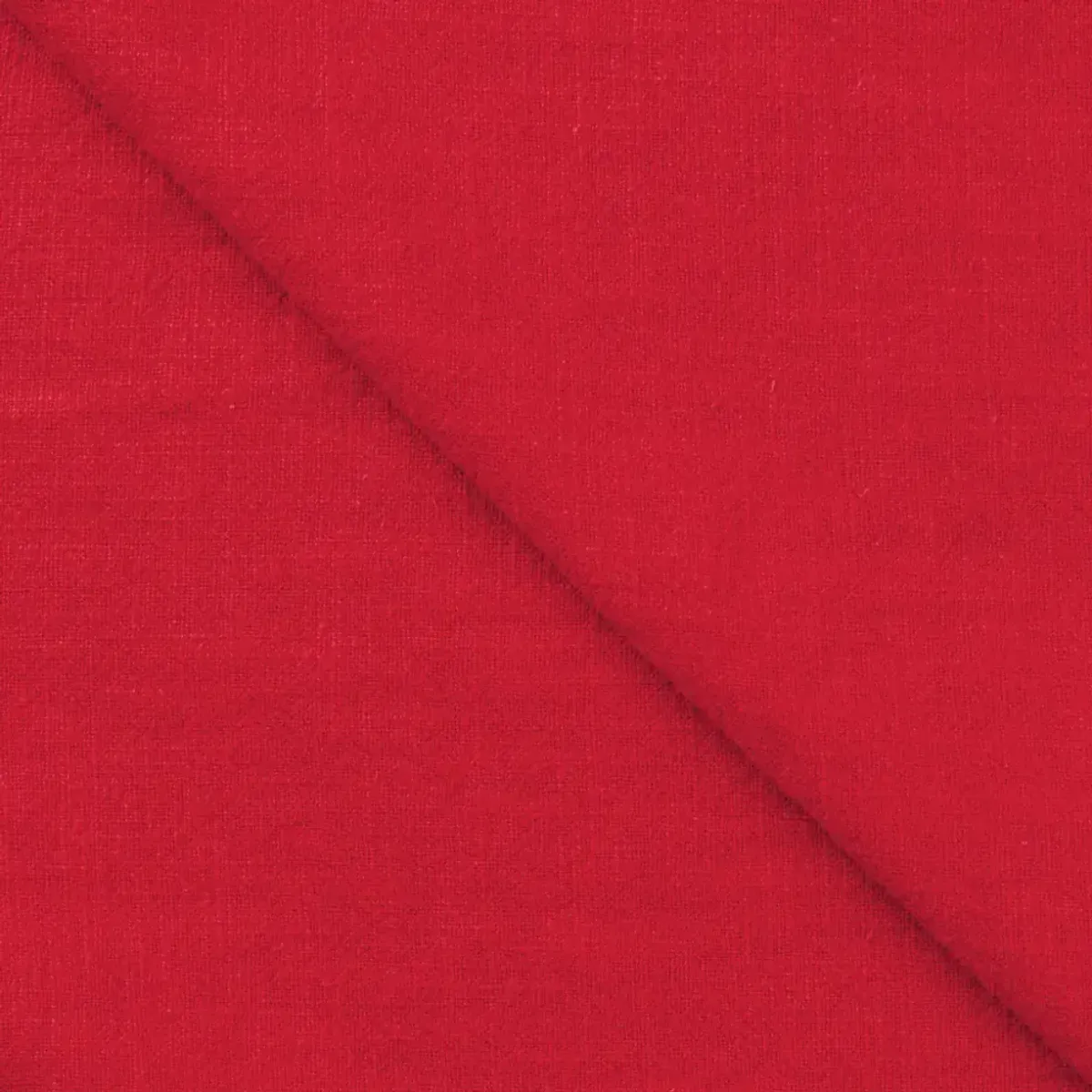 Lin, stonewashed - rød, fv. 016