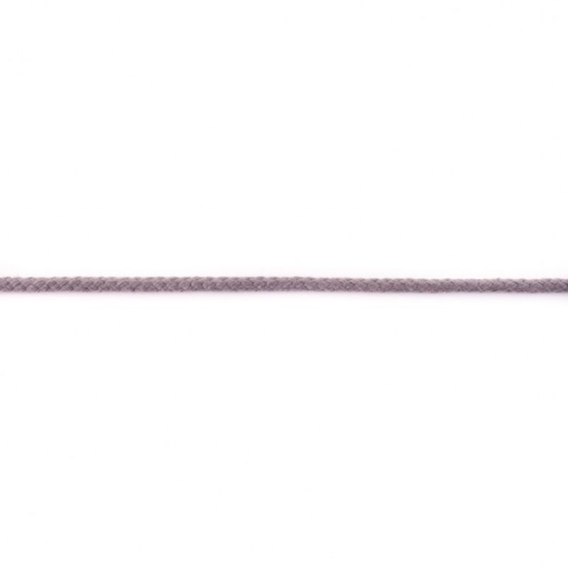 Snor, rund, 5 mm - grå