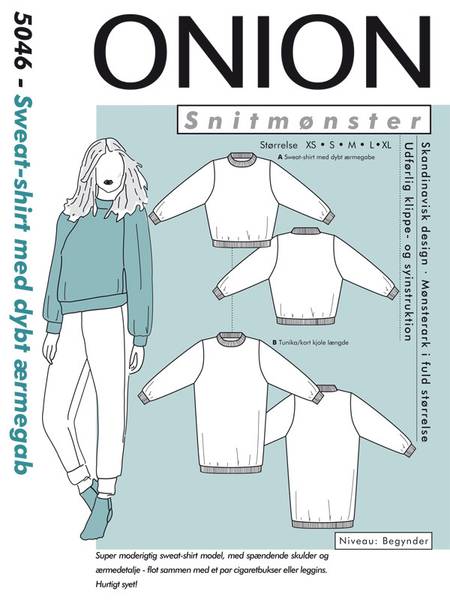 Bilde av Onion 5046 - Sweat-shirt med dybt ærmegab