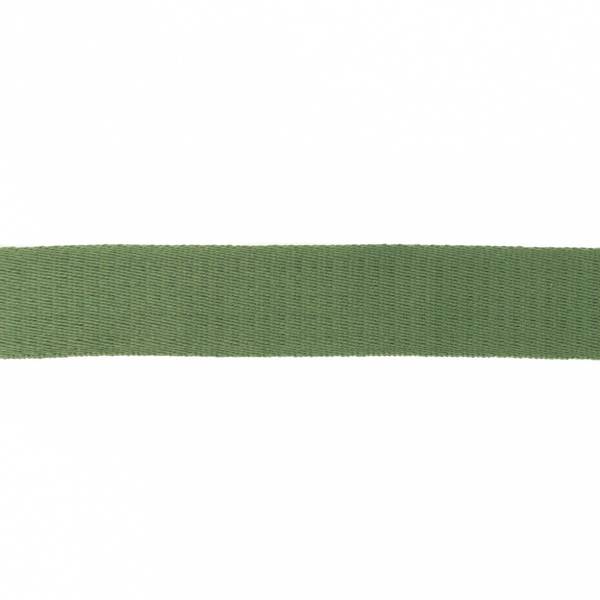 Bilde av Webbing, bomullsbånd, 38 mm, dusgrønn