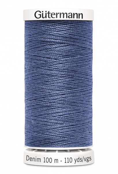 Bilde av Denim - proff tråd - 100 m, jeansblå, fv. 6075