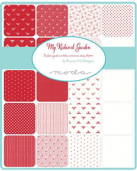 Bilde av Layer Cake - My Redwork Garden