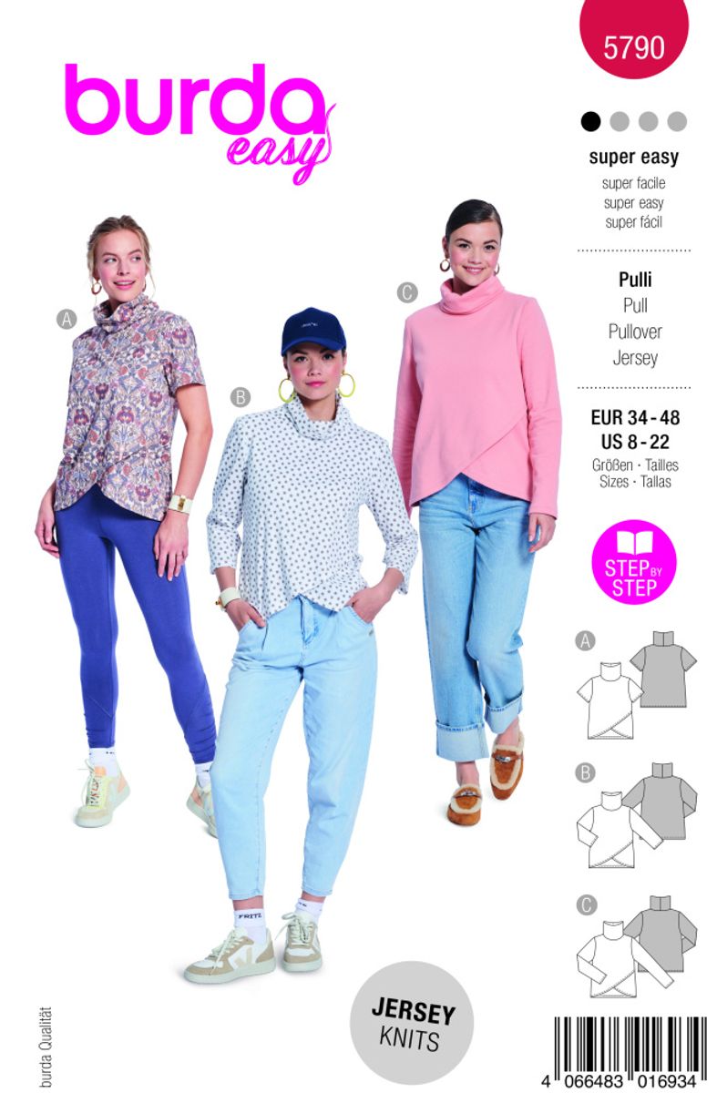 5790 - Burda - genser/topp
