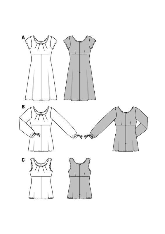6685 - Burda - Kjole & bluse