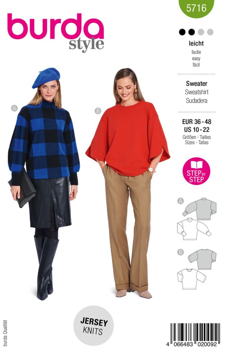 5716 - Burda - genser