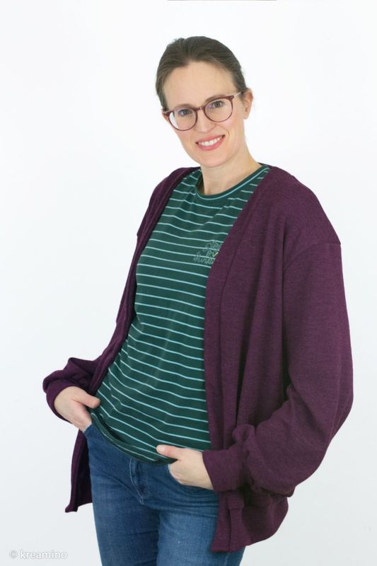 Merinoull jersey -  beige melert, fv. 1170