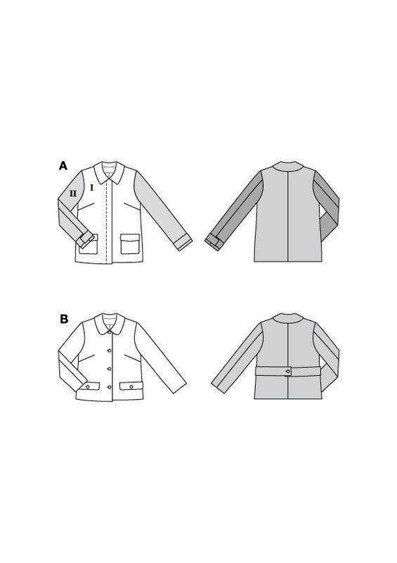 5799 - Burda - Lett jakke