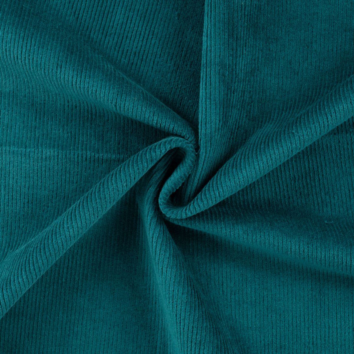 Kordfløyel m/ stretch 8W - petrol