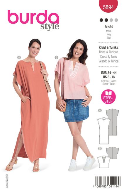 Hovedbilde 5894 - Burda - Kjole & topp