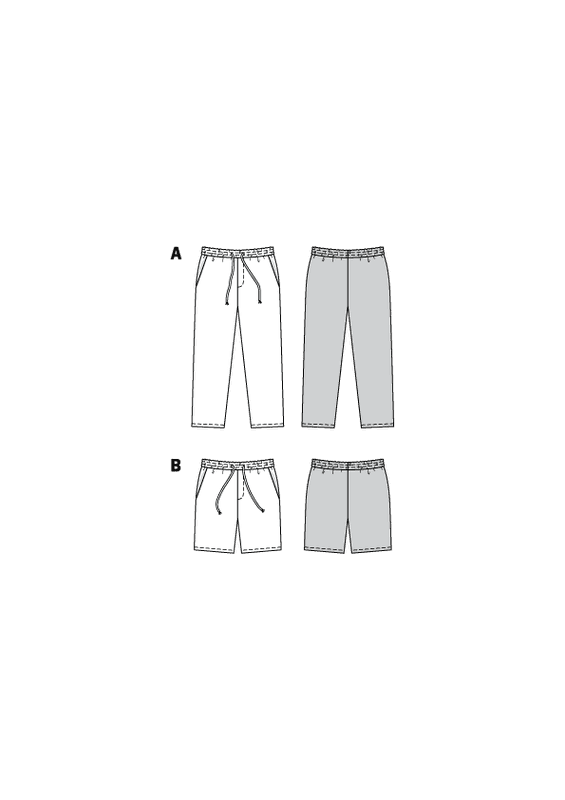 9324 - Burda - Joggebukse, shorts