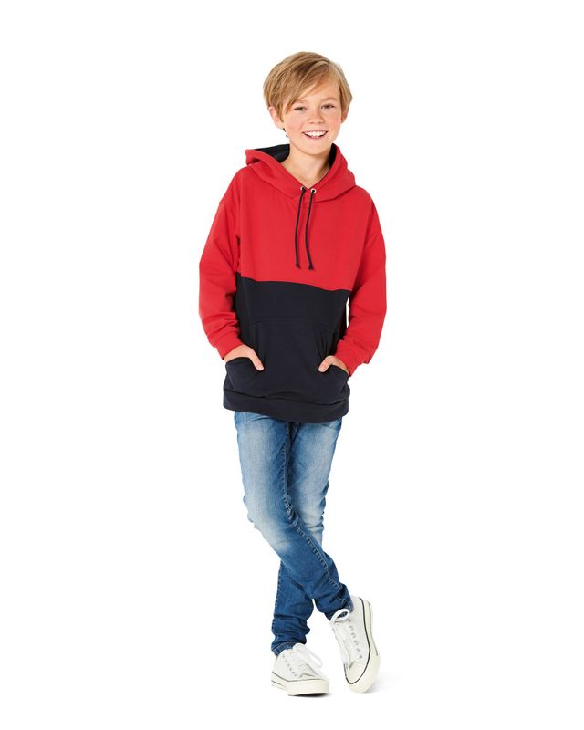 9301 - Burda - sweatshirt/ genser m inndeling