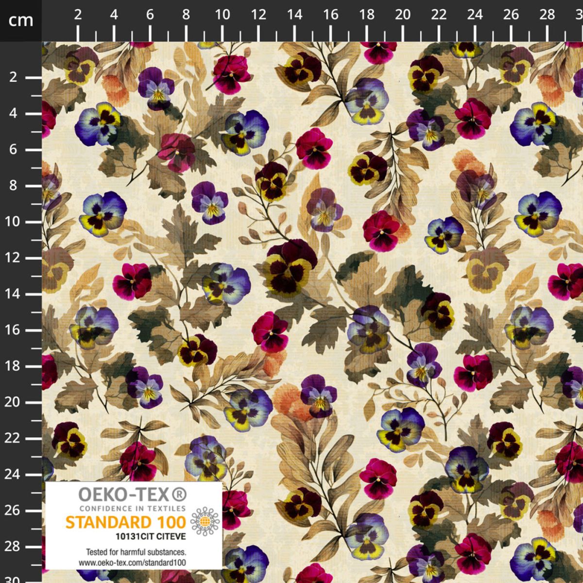 Wistful Blooms - små stemorsblomster og blader