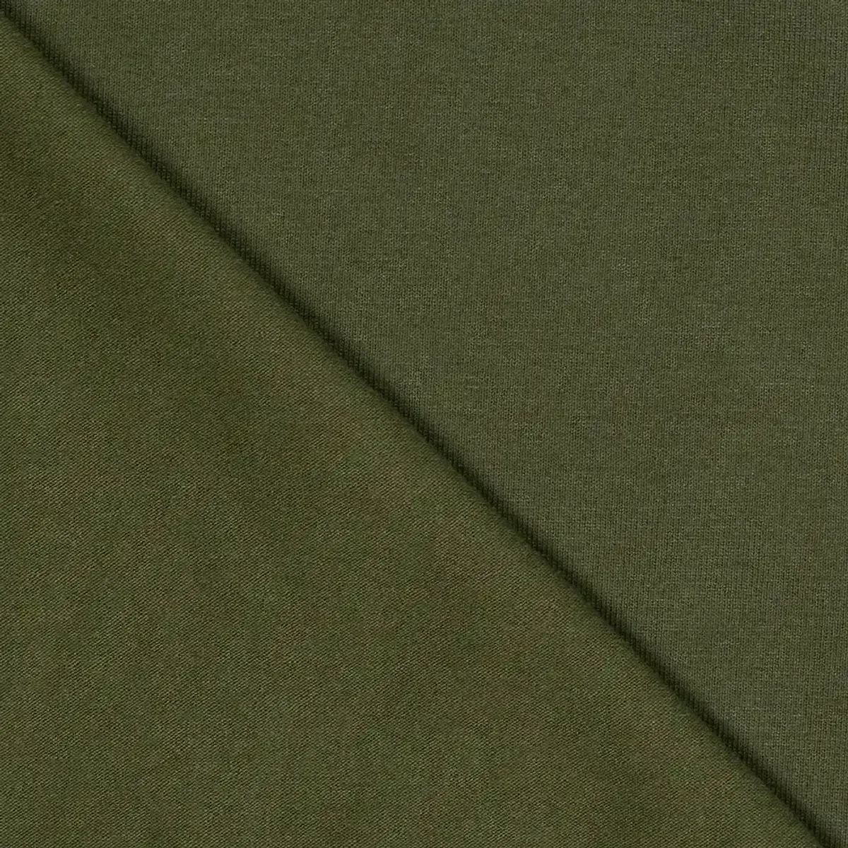 Heavy viskosejersey, kaki