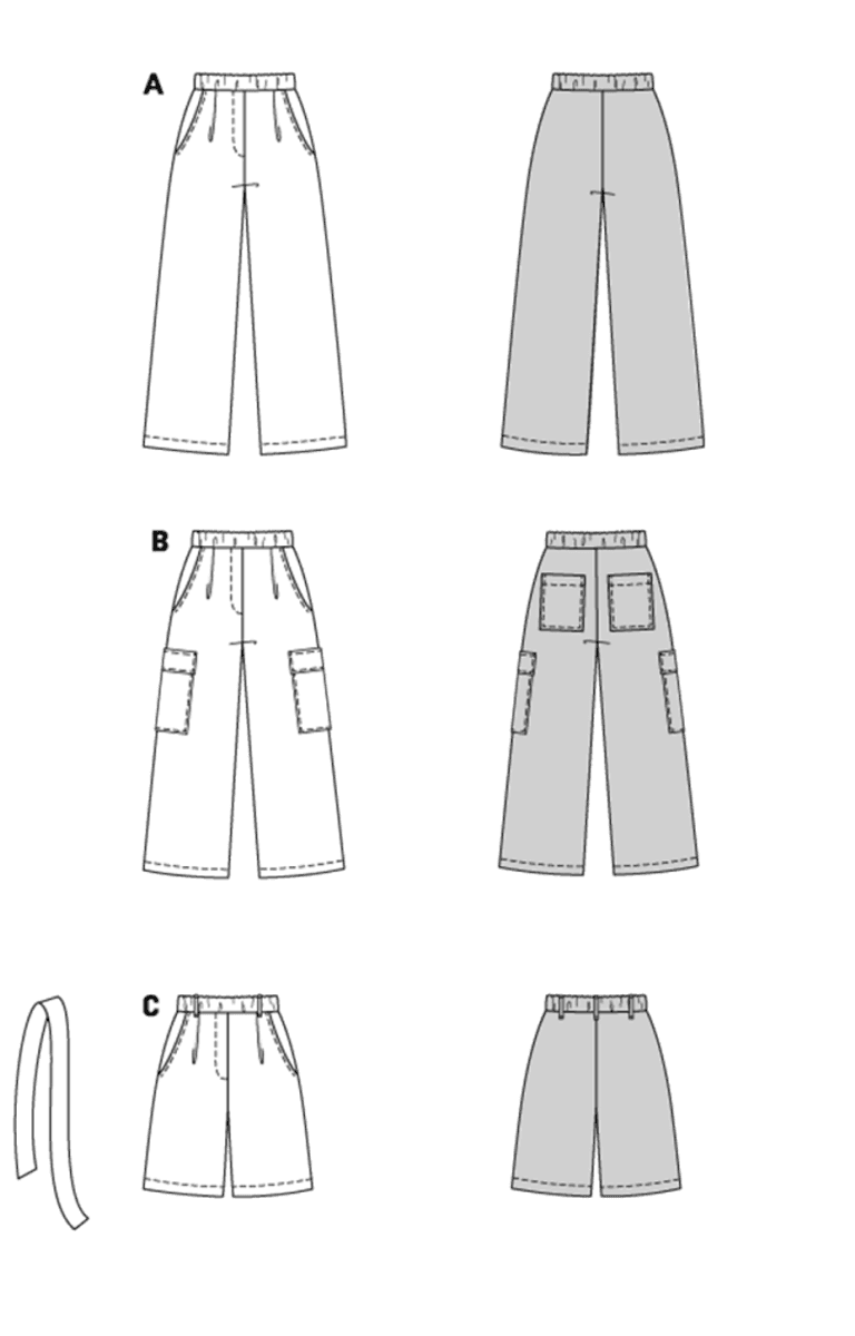 5707 - Burda - bukse & shorts