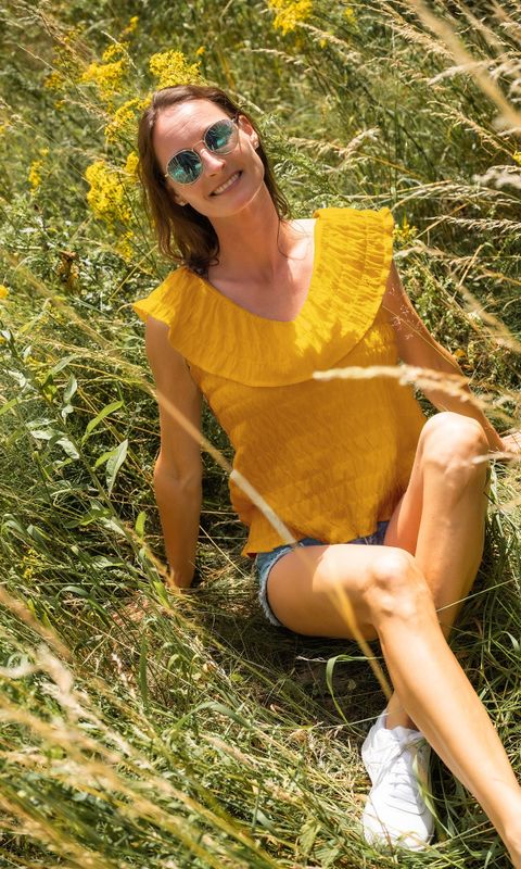 25 cm Smock-jersey - grønn