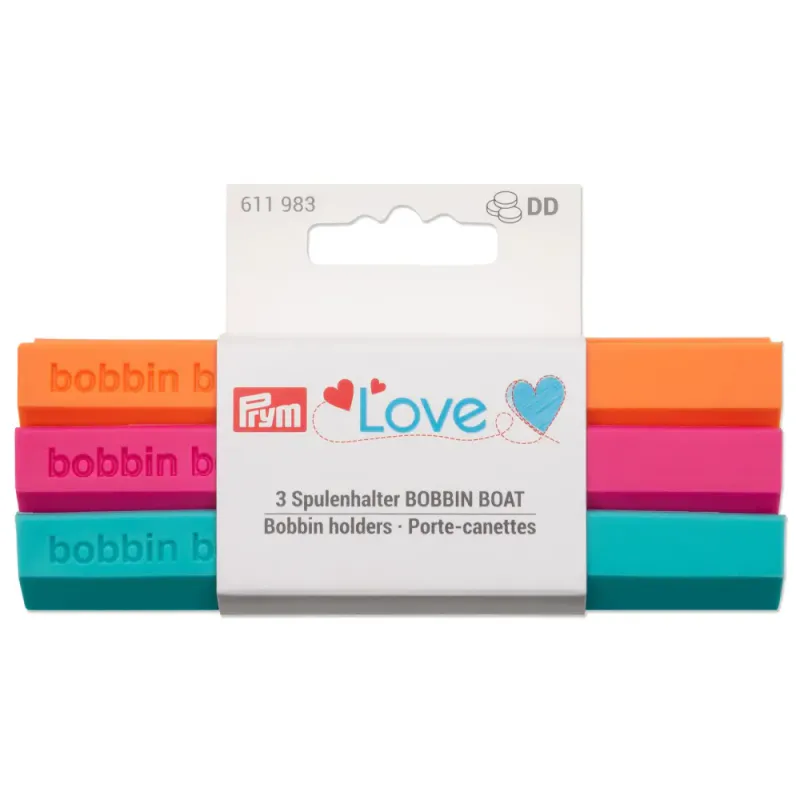 Bobbin holder - 3 stykk spolebåt